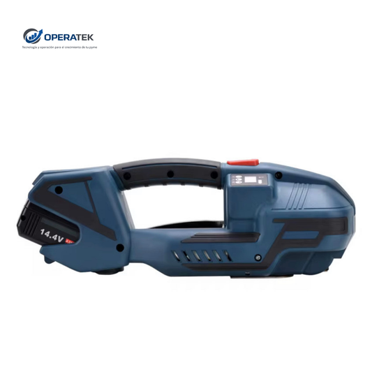 OPERATEK TITAN V2 | Enzunchadora Automática Inalámbrica para Fleje PP y PET | 3.200 N de Tensión