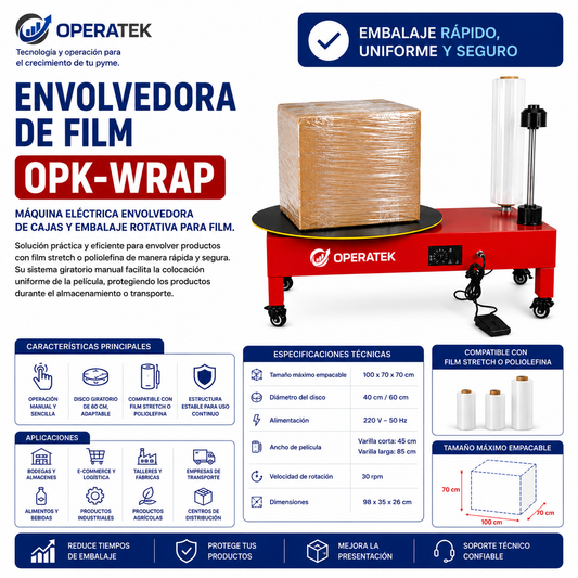 Envolvedora de Film OPK-WRAP