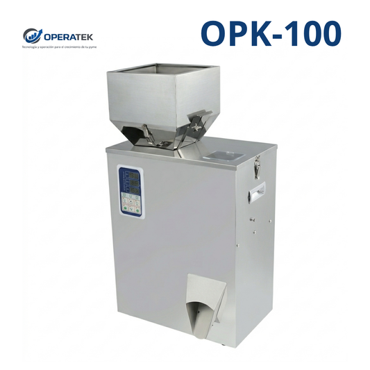 Envasadora Dosificadora OPK-100 para Granos y Polvos